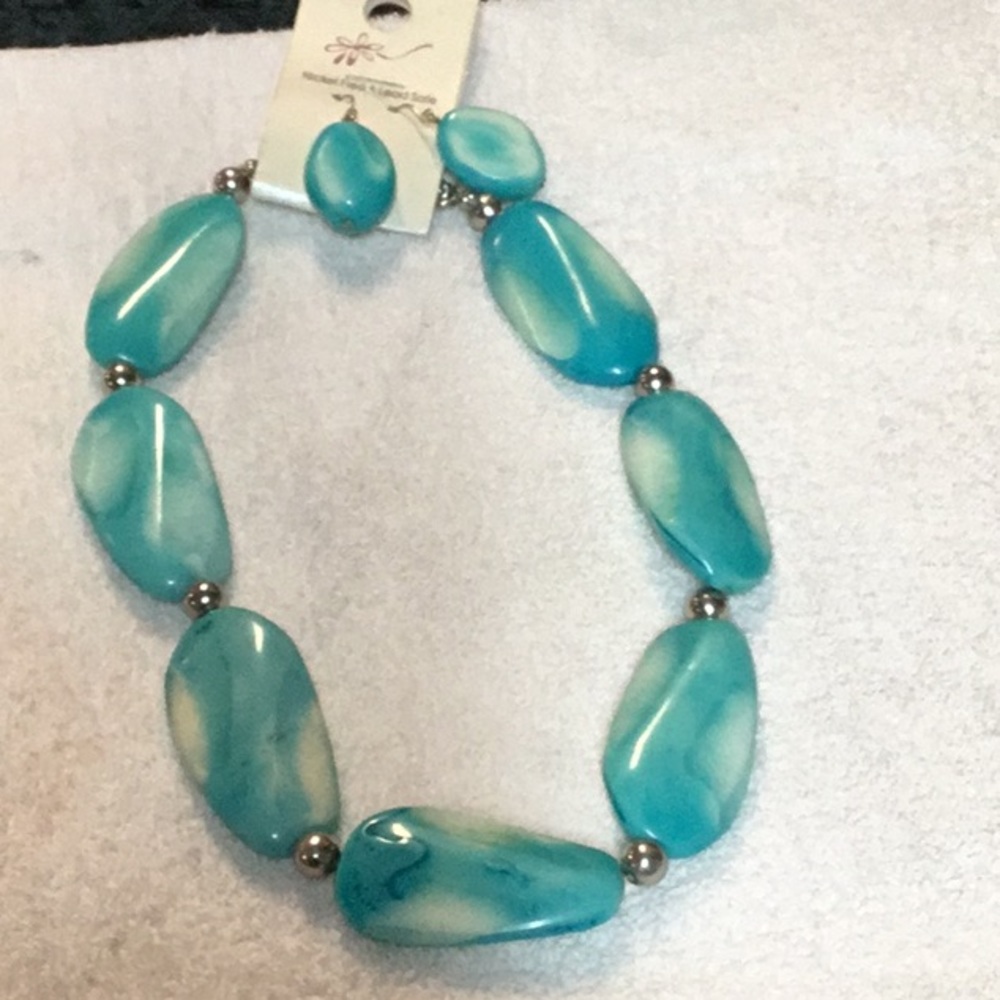 Blue Necklace Set